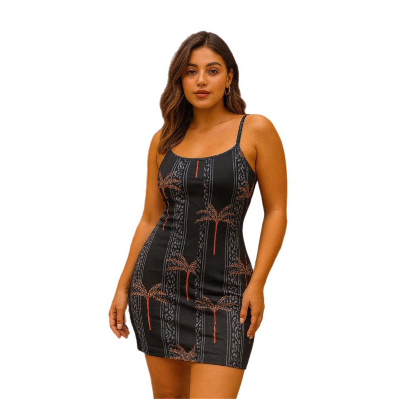 Vestido Tubinho Suplex Feminino Estampa Virgínia– Ideal para o Verão