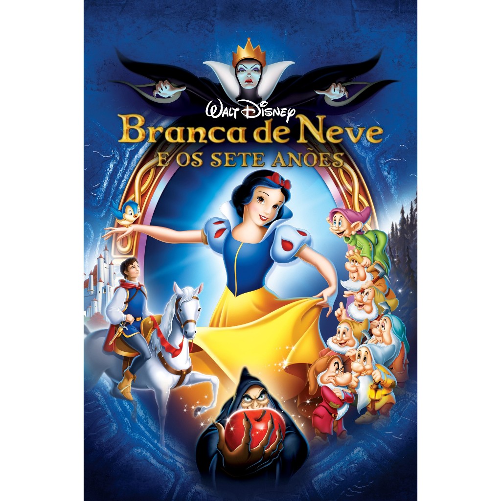 DVD Branca de Neve e os Sete Anões – 1937 – (Dual Áudio) - 1080p HD Por 25.99
