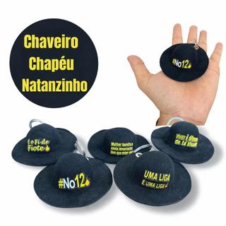 🔥 Chaveiro Chapéu Natanzinho #No12 – Mini Chapéu Personalizado Super Estiloso