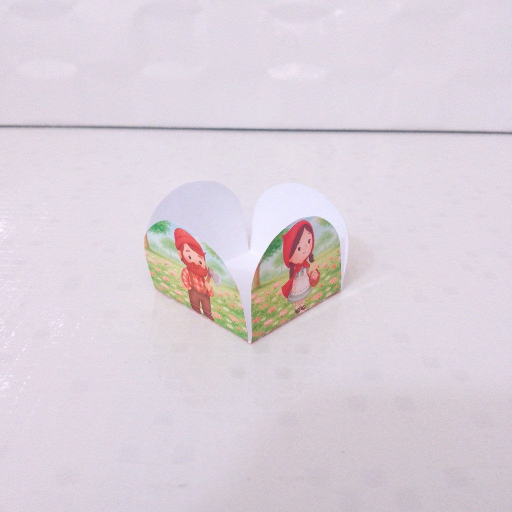Forminha de Doces Chapeuzinho Vermelho Personalizada – Festa Infantil Lembrancinha Aniversário