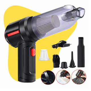Aspirador De Pó Preto Usb Portátil Completo Linha Premium Carro E Casa 2000mAh em Oferta na Shopee