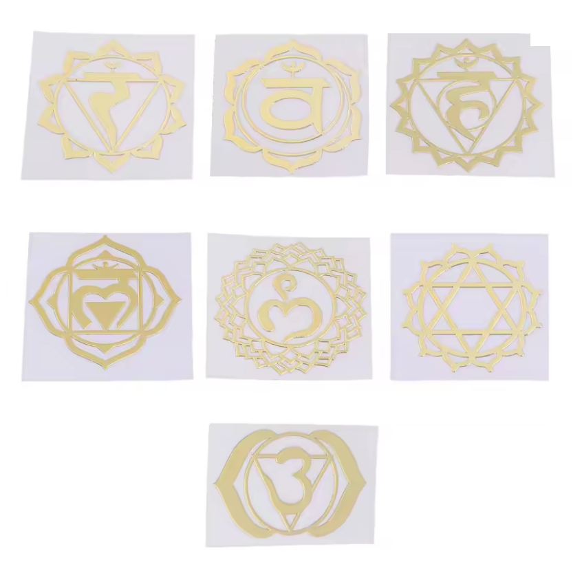 Kit Adesivos 7 Chakras para Resina e Artesanato