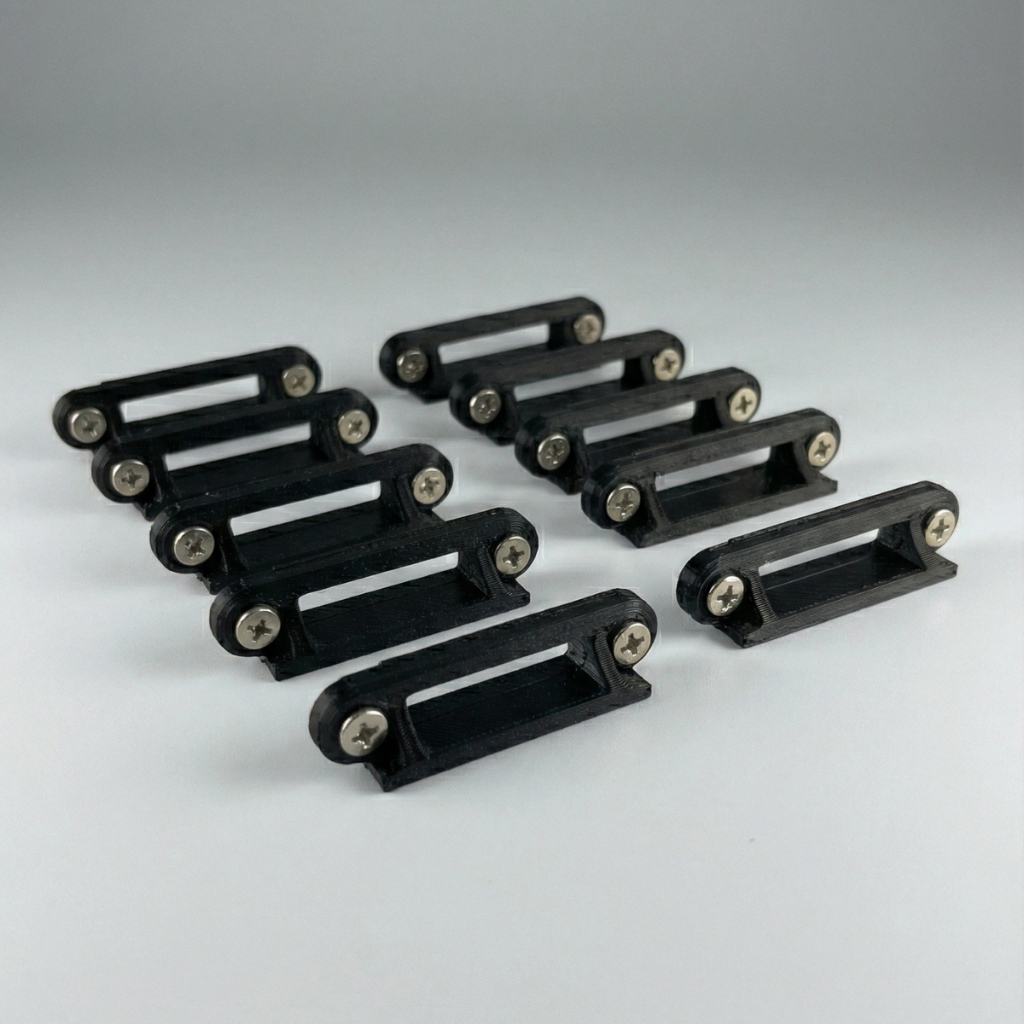 Kit Com 10 Presilhas Salva Fundo de Gavetas 10 Presilhas Suporte para Fundo de Gaveta Reforço para Fundo de Gaveta