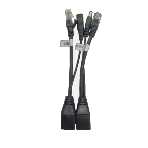 Kit 15pçs Adaptador Poe Para Camera Ip Injetor Splitter 30m