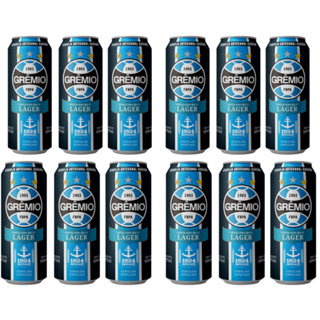 Kit  pack 12un cerveja artesanal imigracao 1824 Gremio latao promo futebol em Oferta na Shopee