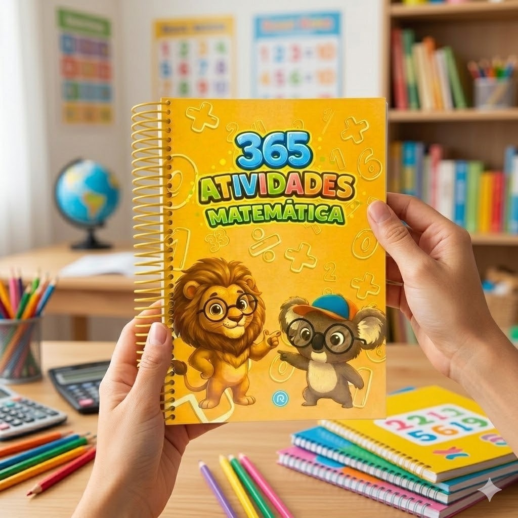365 Atividades Matemática Espiral Aprendizado Matemático Infantil Fácil e Divertido