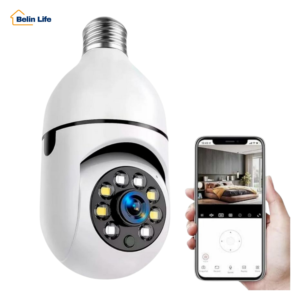 Câmera de Segurança Lâmpada IP PTZ Wi-Fi Sigma-1020 Aitek Full HD 2MP Visão Noturna Colorida em Oferta na Shopee