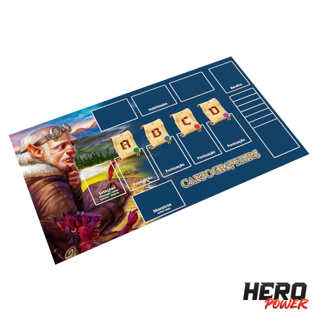 Playmat Cartografos Boardgame | 35x60 | Lona Vinil