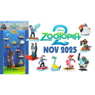 Coleção Zootopia McDonald's - 2025 Usado em Oferta na Shopee