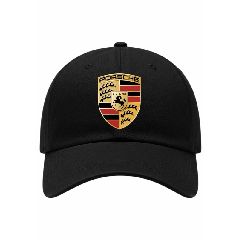 BONÉ PORSCHE PRETO MODELO BASEBALL UNISSEX