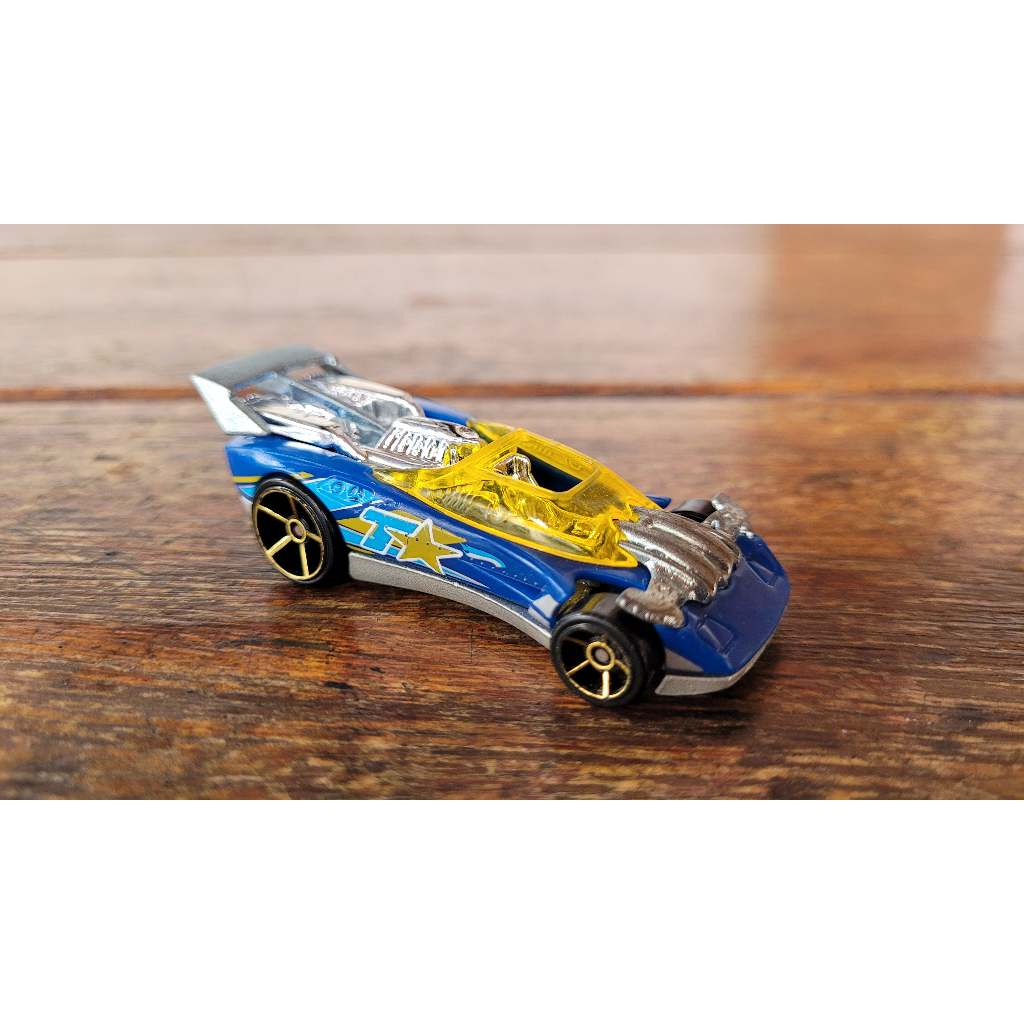 Hot Wheels - Flathead Fury "Acceleracers" Azul - Track Stars 2007 (Fora da Embalagem) - 1:64