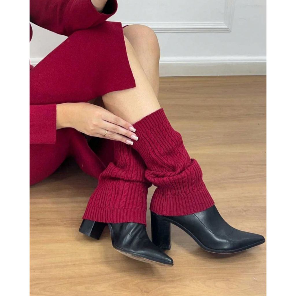 Meia Polaina Modal Premium Canelada – Casual-*Ballet Academia Inverno em Oferta na Shopee