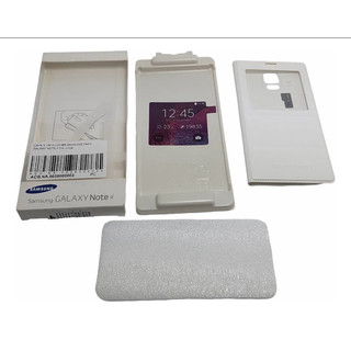 Capa S View Samsung Galaxy Note 4 Branca original nova
