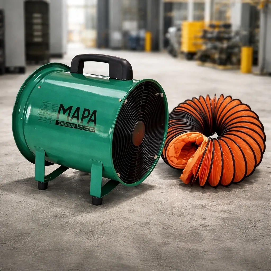 Exaustor para espaço confinado 300mm com Duto de PVC 10 mts CH12