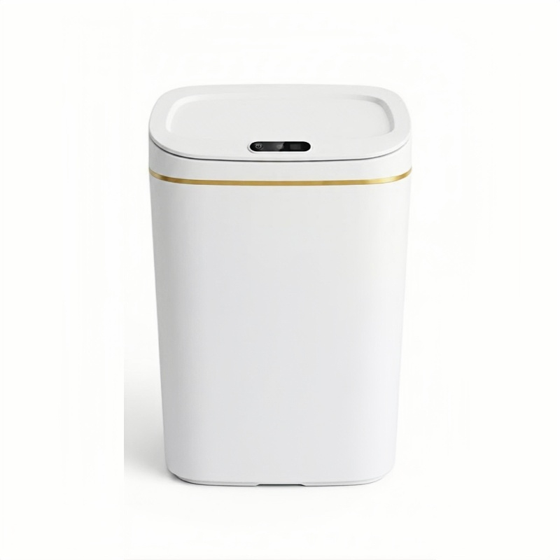 Lixeira com Sensor Infravermelho 16 Litros Automática Recarregável USB Anti Odor