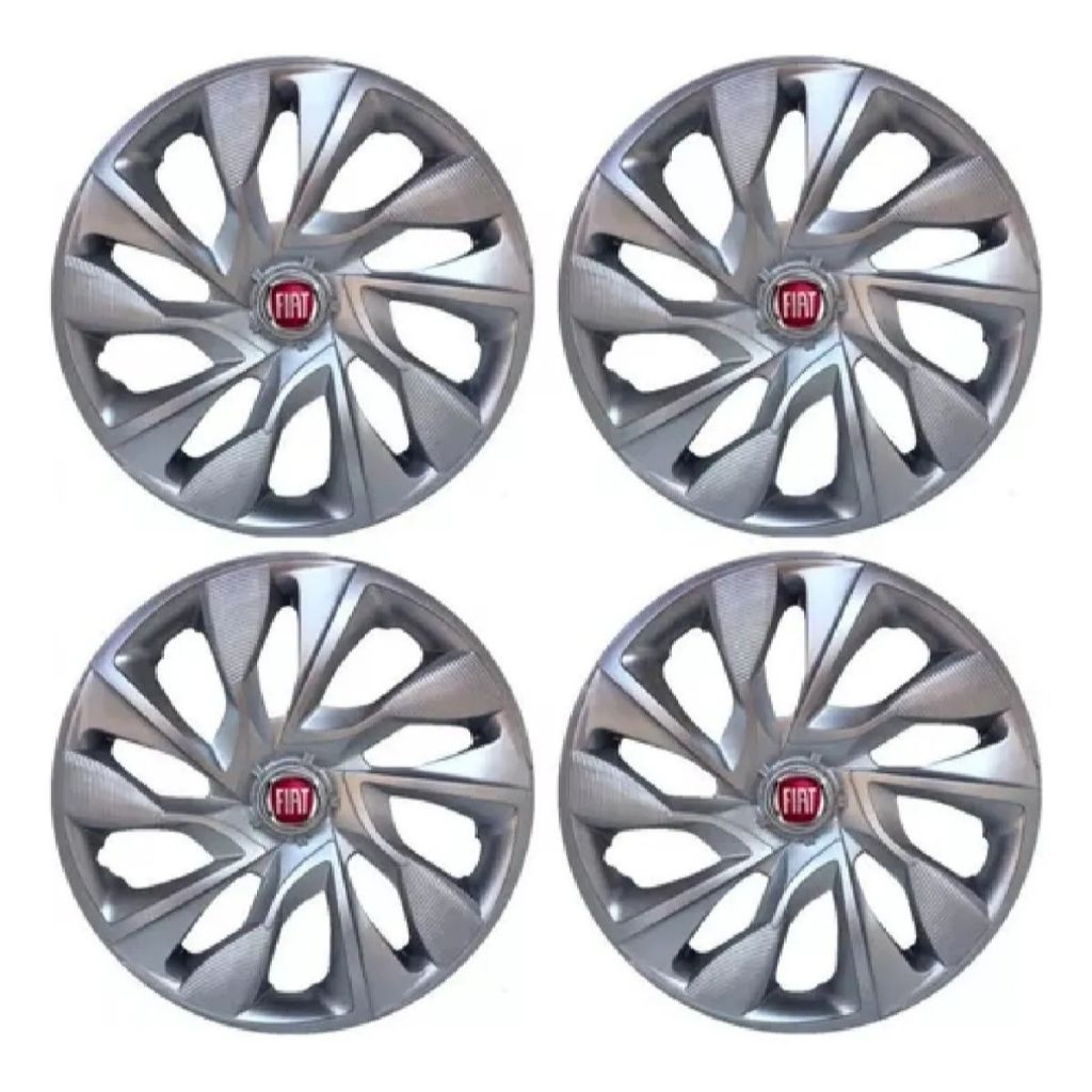 JOGO DE CALOTA DS4 PREMIO FIAT PRATA