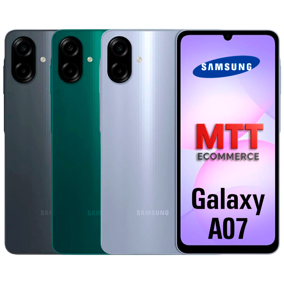 Celular Samsung Galaxy A07 Dual SIM Tela 6.7" Câmera 50MP + Frontal 8MP 128GB 64GB 4GB Ram