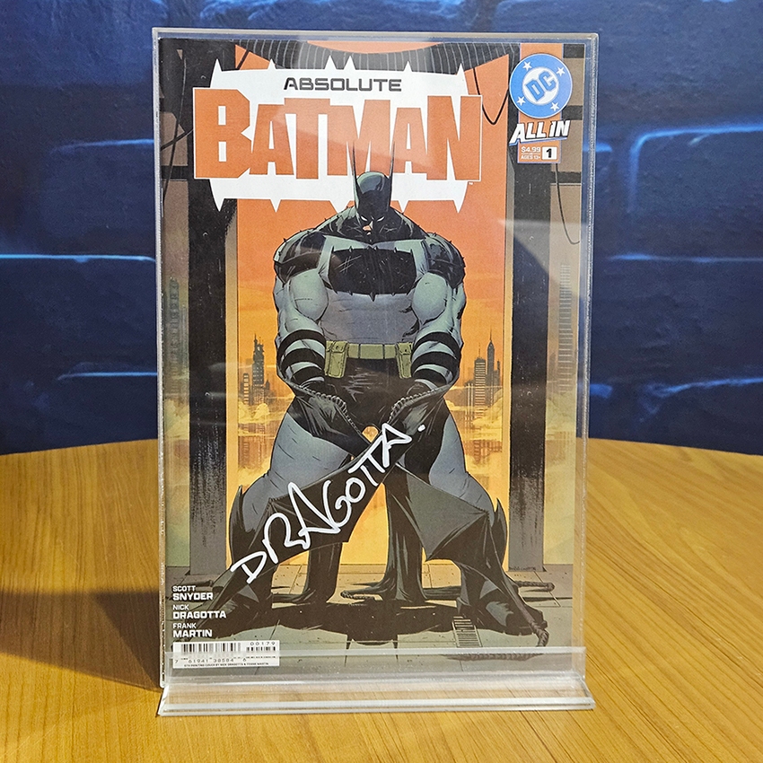 Display Acrílico Para HQ Comic Book Estilo CGC Colecionável Edição Assinada Com Base Mesa - CGC-STD-DESK