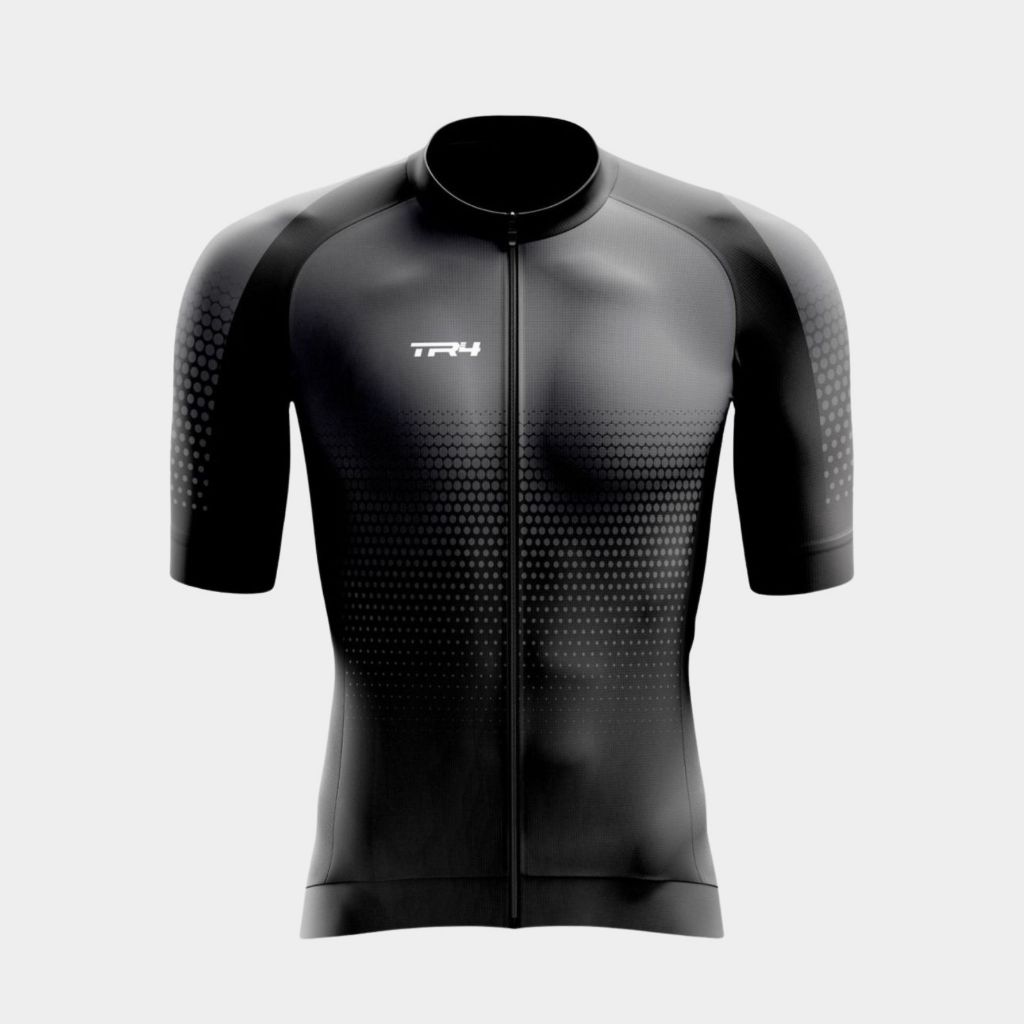Camisa Ciclismo Masculina TR4 Premium Black Ciclista Pedal MTB