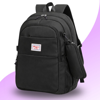 Mochila Escolar Feminina Com Estojo Faculdade Grande Coreana Trabalho Viagem Espaçosa Resistente em Oferta na Shopee