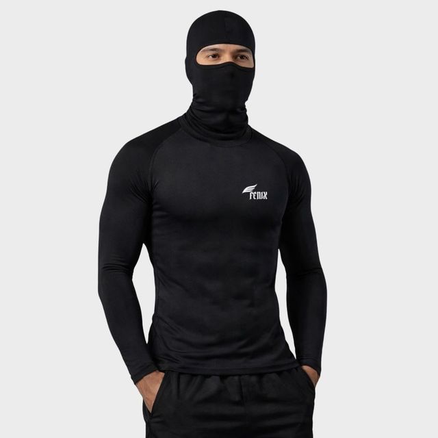 Kit Camisa Térmica com Balaclava Proteção UV 50