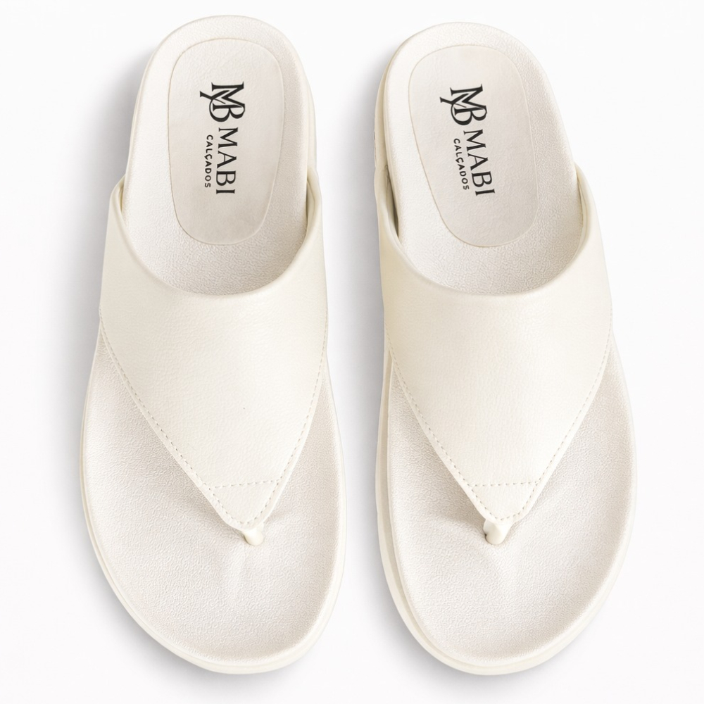 Sandália Papete Feminina Chinelo de Dedo Confortável Estilo e Bem Estar Luxo