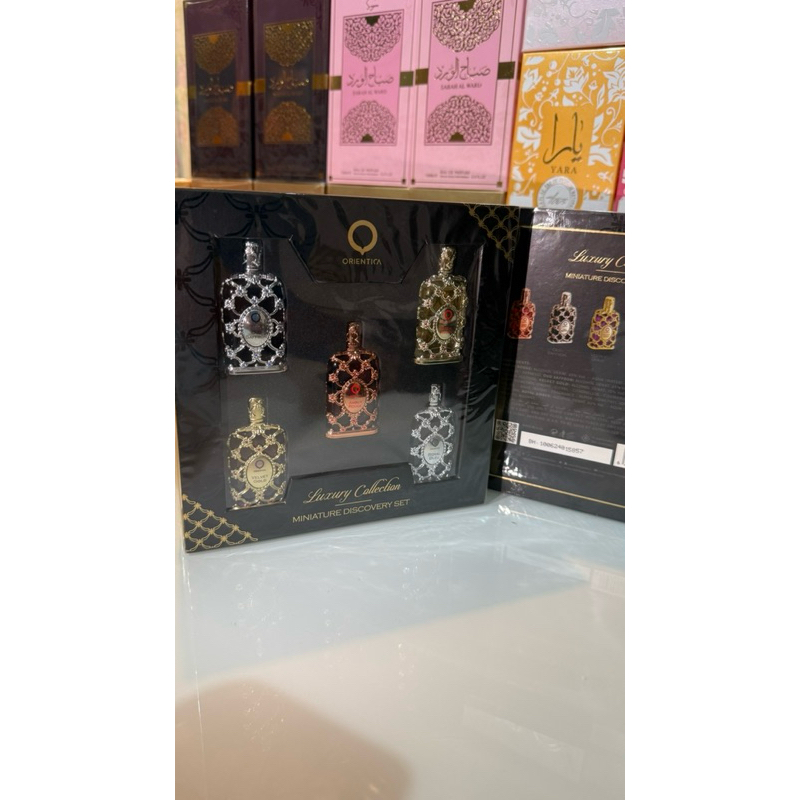 Kit Miniaturas Luxury Collection Orientica – 5 Perfumes Exclusivos