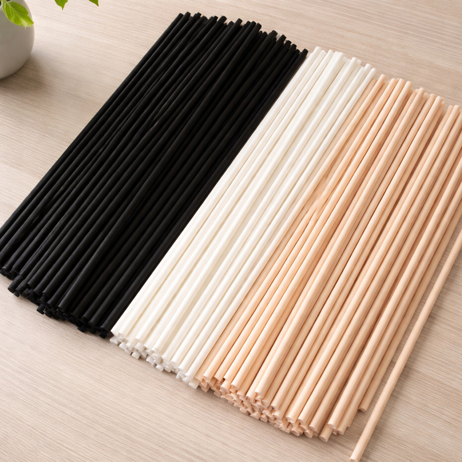 10 Varetas Difusora para Aromatizador em Fibra Preta ou Branca 25cm em Oferta na Shopee