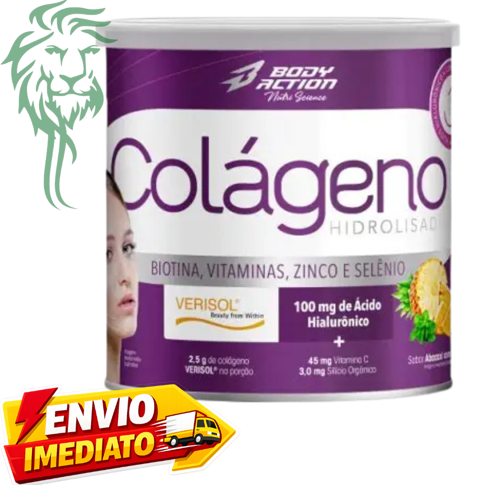 Colágeno Verisol com Ácido Hialurônico 200g – BodyAction em Oferta na Shopee