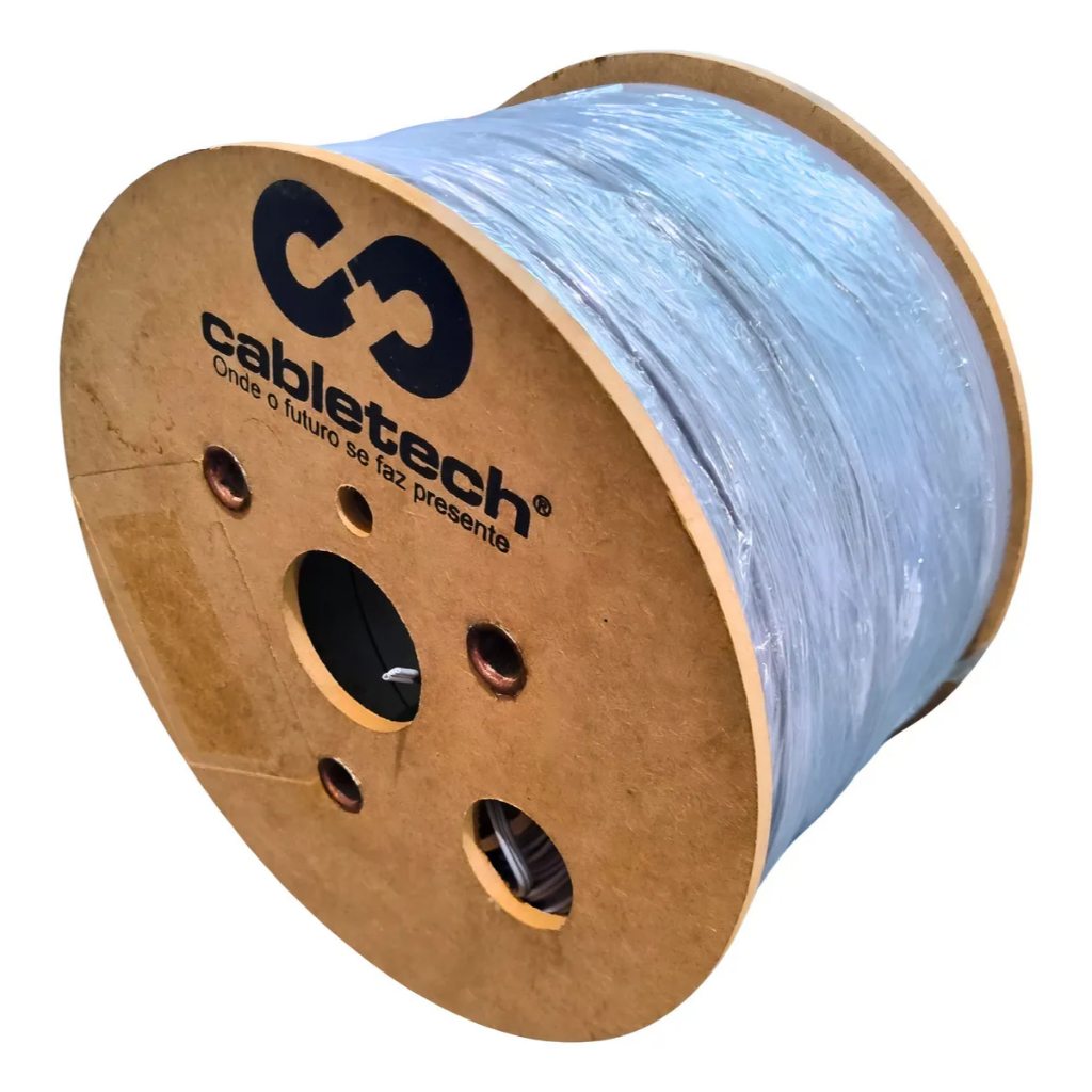 Cabo Fibra Óptica Drop Compacto 1fo 500mts Alta Performance