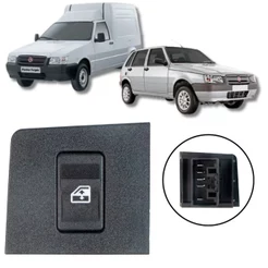 BOTÃO INTERRUPTOR VIDRO ELÉTRICO FIAT UNO 2002/2010 FIORINO