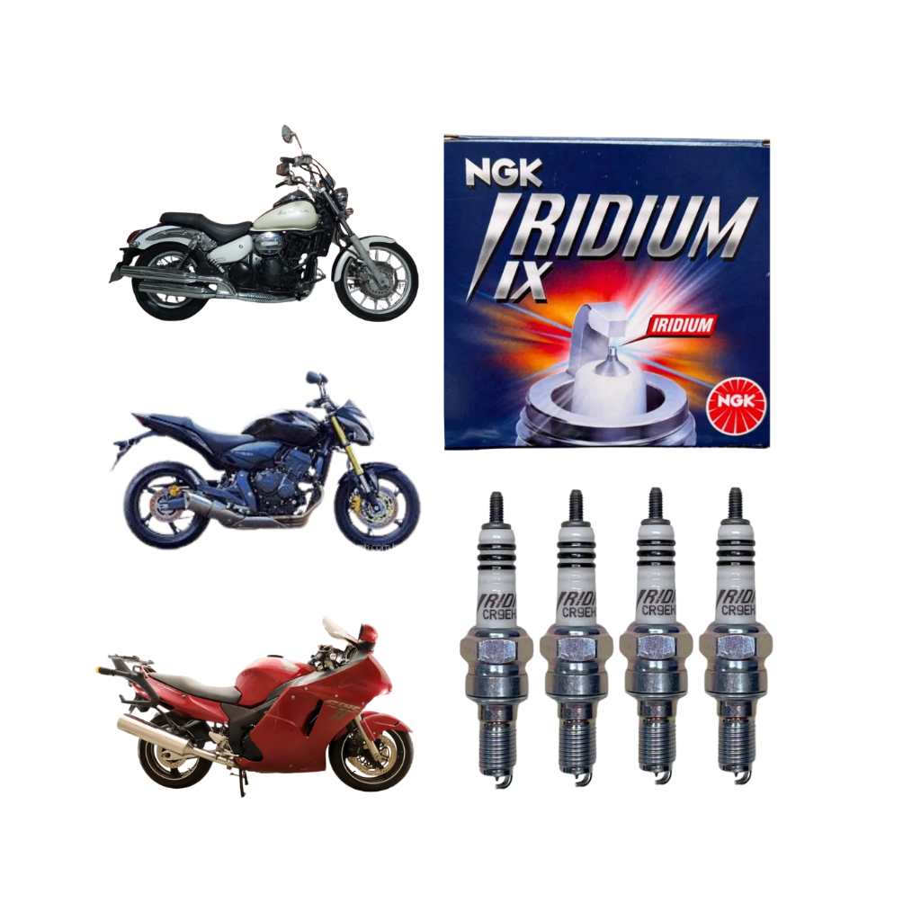4 Jogo de velas ignição CR9EHIX9 Honda Hornet Cbr600 Cb 650 2012 A 2020 Original NGK em Oferta na Shopee