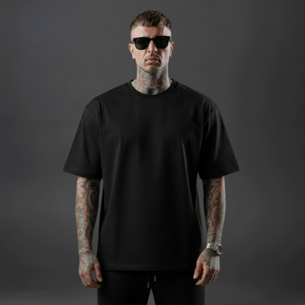 Camiseta Oversized Masculina Para Treino E Casual 100% Algodão Premium