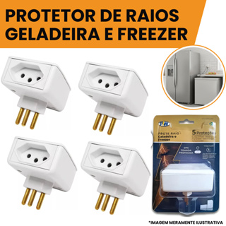 Protetor contra Raios Surtos Queda de energia ProteRaio Geladeira e Freezer em Oferta na Shopee