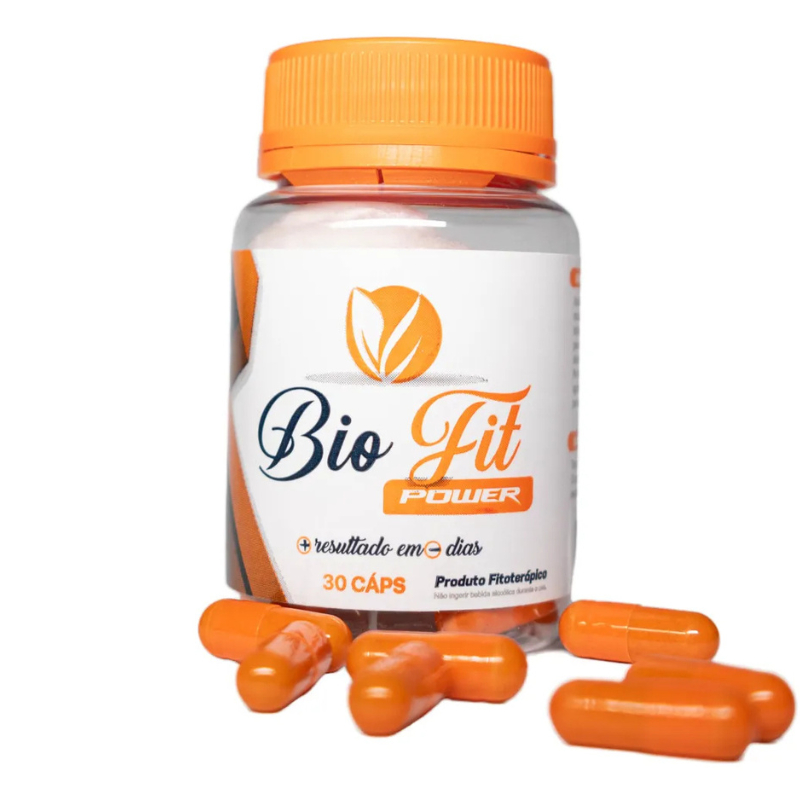 Bio Fit Power 30 Capsula, 100% Original. Sem Sabor