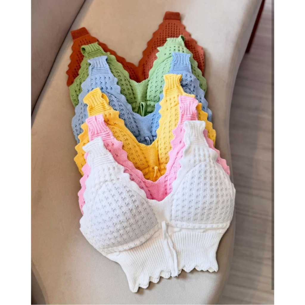 KIT3 Cropedes com bojo verao em Oferta na Shopee