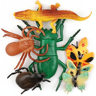 Kit Animais Insetos de Emborrachados em Oferta na Shopee