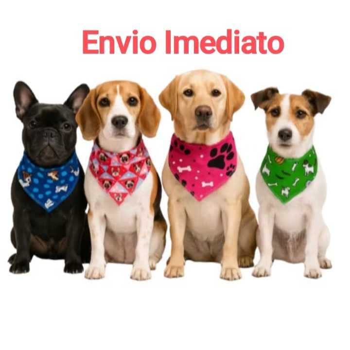 Kit 100 Bandana Pet para Banho e Tosa – acabamento costura overloque e fita costurada