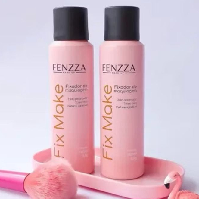 Kit 2 Fixador de Maquiagem Fenzza – Fixação Poderosa e Toque Seco Impecável por Horas