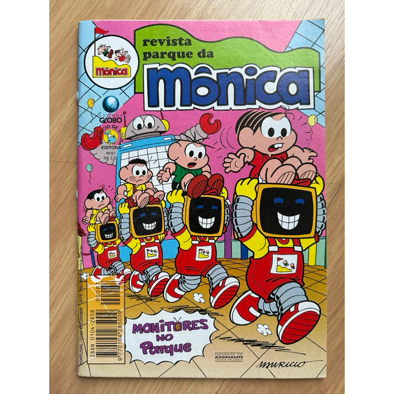 Revista Parque da Mônica 87 editora Globo