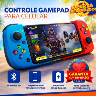 Controle Gamepad Bluetooth Gamer Celular Android iOS PC S/ Fio em Oferta na Shopee