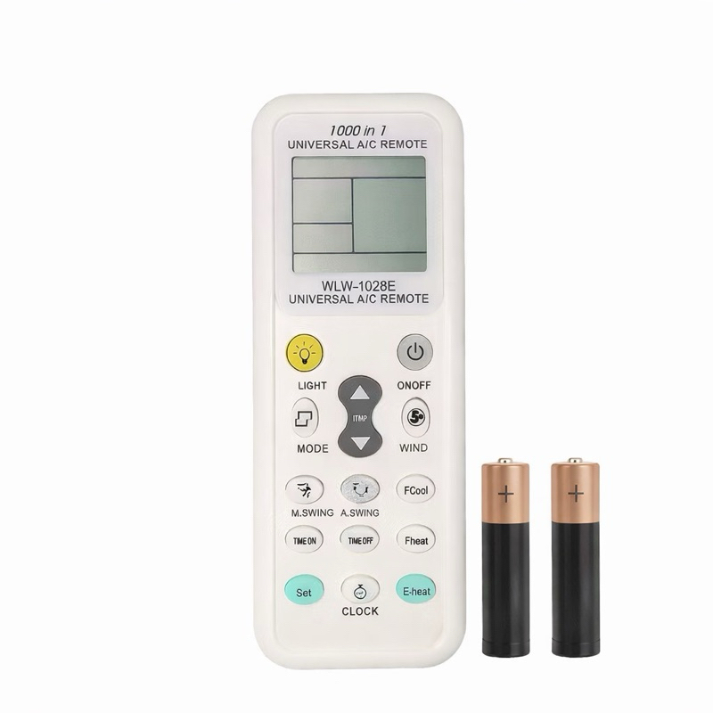Controle Remoto Universal Ar Condicionado Todas as Marcas LG Samsung Gree Midea Carrier Com Pilhas