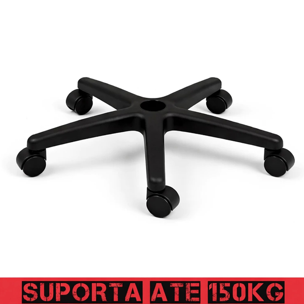 Base Estrela Cadeira Gamer Universal Reforçada 150kg + Rodízios Nylon …