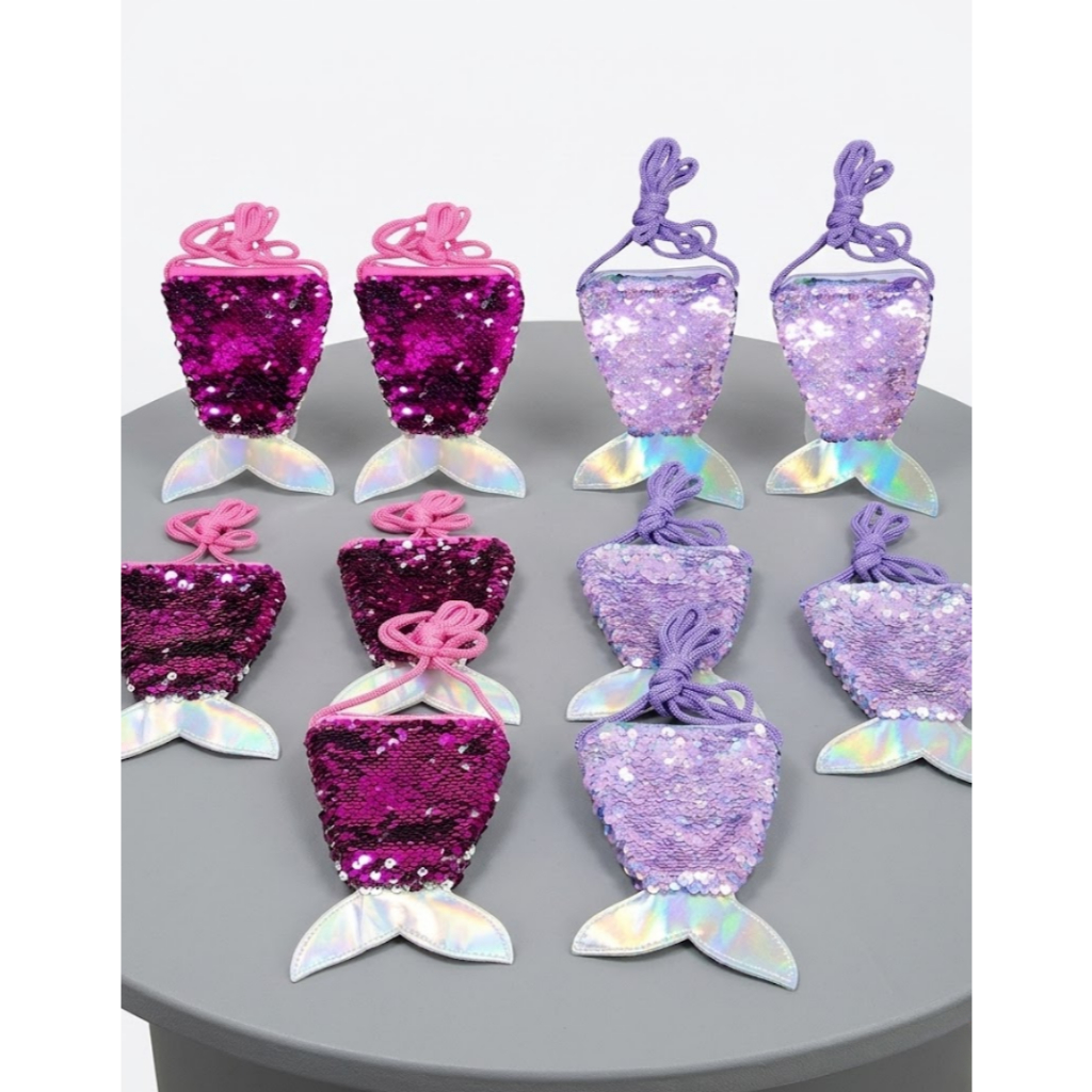 Lembrancinha Bolsinha Cauda De Sereia Meninas Presentes em Oferta na Shopee