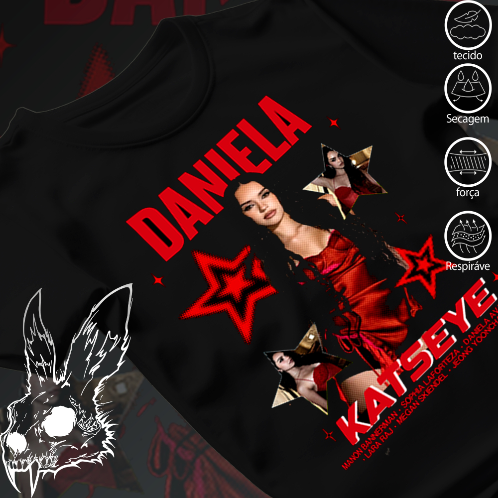 Camiseta Basica e OVERSIZED Katseye Gameboy Beautiful Chaos Integrantes World Tour Unissex em Oferta na Shopee