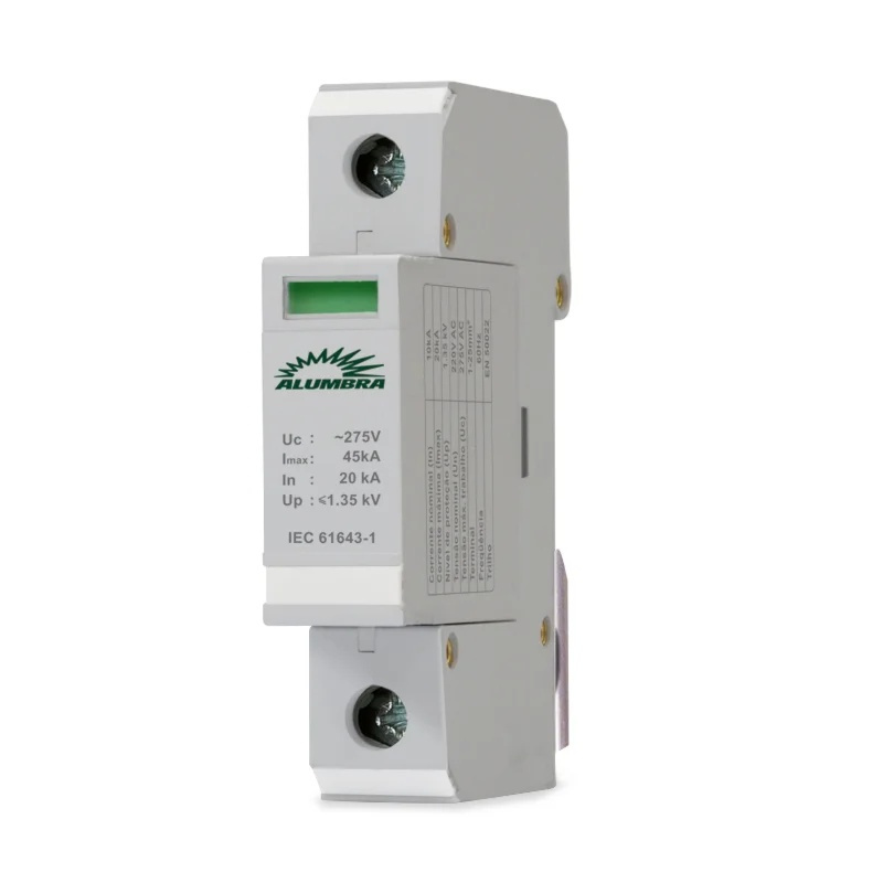 Dispositivo Protetor DPS Alumbra Classe II 20kA 45kA 275V