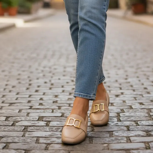 Sapato Feminino Dakota D0033 Leve Macio Confortável Dia a Dia Trabalho Casual Festa Elegante Versátil Sintético
