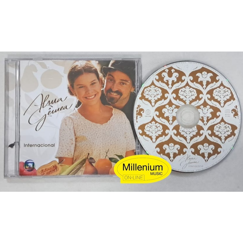 CD Alma Gêmea Trilha sonora Internacional da Novela 2005 Original Gravadora Colecionador Ótimo Estado