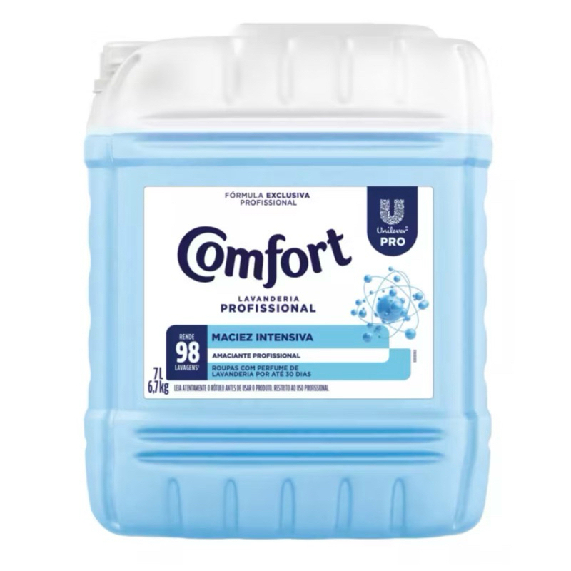 Amaciante Lavanderia Pro 7L Comfort - Maciez Intensa e Fragrância Prolongada