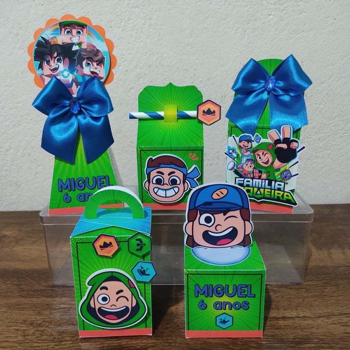 kit Caixas tema Familia Arqueira - festa infantil menino - Personalizados para festa - familia arqueira